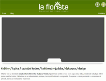 Tablet Screenshot of laflorista.cz